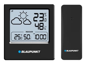 Blaupunkt WS10BK cyfrowa stacja meteorologiczna Czarny LCD Bateria