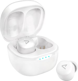 Lamax Dots2 Wireless In-Ear Headset, Bluetooth Music, White