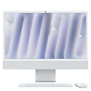 Apple iMac Apple M M4 59,7 cm (23.5") 4480 x 2520 px All-in-One PC 24 GB 1 TB SSD macOS Sequoia Wi-Fi 6E (802.11ax) Srebrny