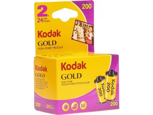 Kodak Gold 200 färgnegativfilm, 24 bilder.