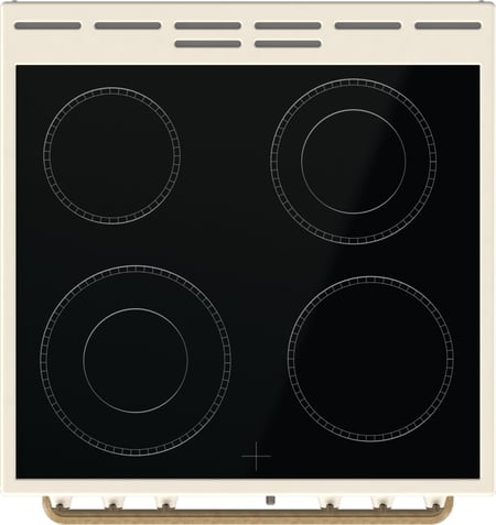 Gorenje GECS6B70CLI Kuchenka wolnostojąca Ceramiczna Beżowy