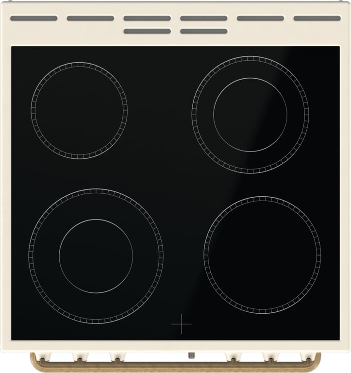 Gorenje GECS6B70CLI Kuchenka wolnostojąca Ceramiczna Beżowy