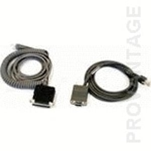 Datalogic CAB-408 RS-232 Pwr Coil 9-Pin Female DB-9 Parallel Cable