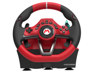 Hori Mario Kart Racing Wheel Pro Deluxe Czarny, Czerwony USB Kierownica + pedały Analogowy Nintendo Switch