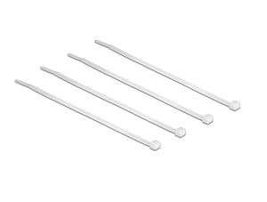 DeLOCK 18606 Nylon Cable Tie, Clear, 100 pcs.
