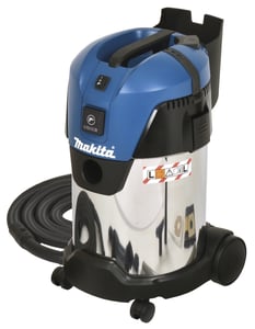 Makita VC3011L Staubsauger Schwarz, Blau, Weiß 30 l 2000 W