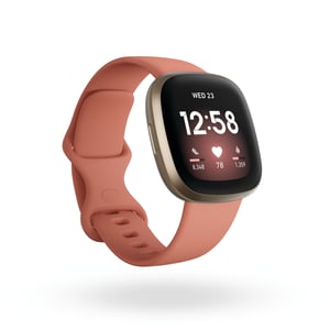 Fitbit Versa 3 4,01 cm (1,58") AMOLED 40 mm digital pekskärm Guld Wi-Fi GPS