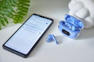 Intenso T315AE True Wireless Stereo (TWS) In-Ear Headset Calls/Music/Sports/Everyday Use USB Type-C Bluetooth Blue