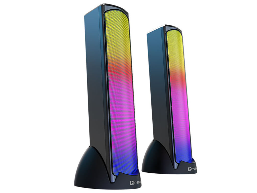 фото Акустические колонки Tracer Sigma USB BT RGB Black (TRAGLO47529) 1
