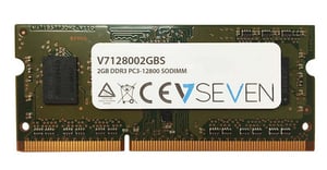 V7 V7128002GBS minnesmodul 2 GB 1 x 2 GB DDR3 204-stifts SO-DIMM