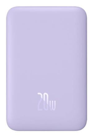 Baseus PPCX110105 bank mocy Litowo-polimerowy (LiPo) 10000 mAh Bezprzewodowe ładowanie Fioletowy
