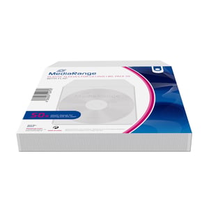 MediaRange BOX64 CD-fodral Fickfodral för 1 skiva Grå