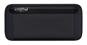 Crucial X8 2 TB USB Type-C 3.2 Gen 2 (3.1 Gen 2) Black
