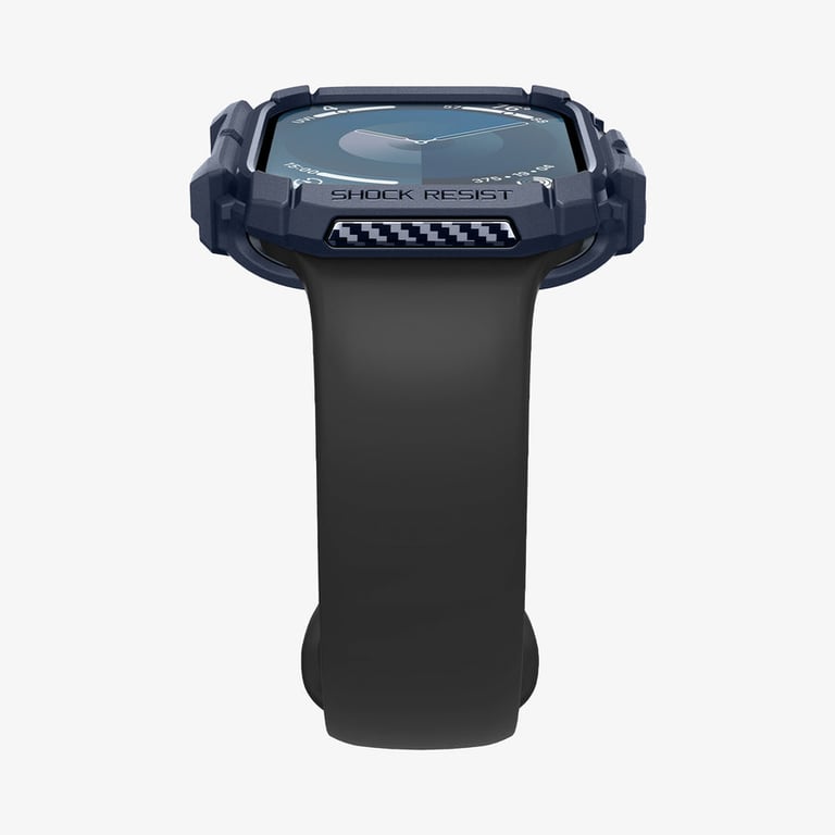 Spigen Rugged Armor Etui Granatowy (marynarski) Termoplastyczne elastomery poliuretanowe (TPU)