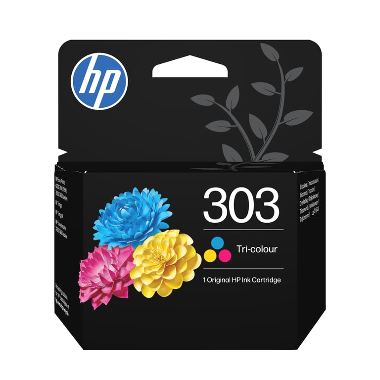 HP Oryginalny trójkolorowy tusz 303