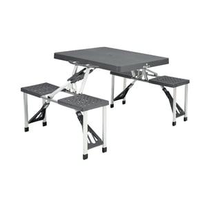 Easy Camp 670410 Gartentisch Schwarz, Silber Rechteckige Form