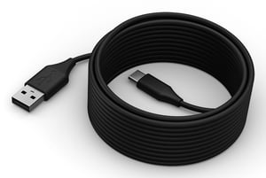 Lenovo Video Bar USB 2.0 Cable 5m kabel USB USB A USB C 0,48 Gbit/s Czarny