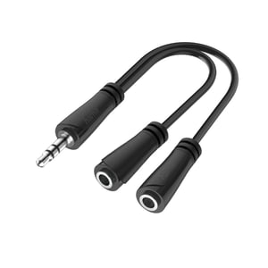 Hama 00200349 Audio Cable 0.15 m 3.5 mm 2 x 3.5 mm Black