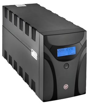 GT UPS POWERbox zasilacz UPS Technologia line-interactive 1,2 kVA 600 W 3 x gniazdo sieciowe