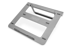 Digitus Justerbart stativ för bärbar dator med avtagbar 7-portars USB-C™-dockningsstation