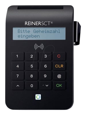 Reiner SCT 2718710-000 czytnik kart RFID USB Czarny