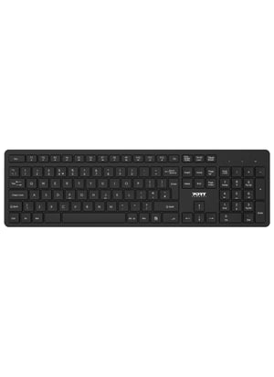 Port Designs 900904-UK Tastatur Mit Maus Büro QWERTY Britisches Englisch Schwarz