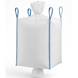 Extralink BIG BAG U+2 110X110X175CM 1300KG WITH 2100-L HOPPER 1 pc. White