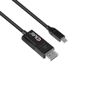 CLUB3D CAC-1557 adapter kablowy 1,8 m USB Type-C DisplayPort Czarny
