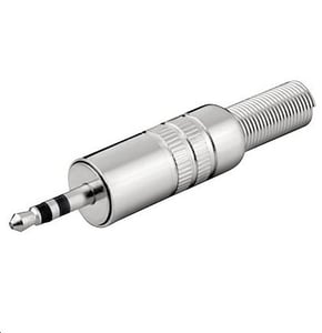 Microconnect AUDLL 3.5 mm Plug, Silver