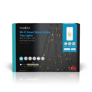 Nedis WIFILXT01W200 dekorativ belysning Lätt dekorationskedja 200 st. LED 4,21 W G