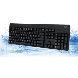 Adesso EasyTouch 630UB tangentbord, universellt USB QWERTY, amerikansk engelska, svart