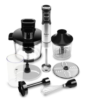 Amica BM 7017 1 l Blender immersyjny 1000 W Czarny, Srebrny