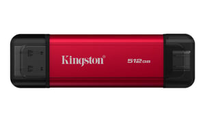 Kingston Technology 512 GB tragbare SSD mit zwei Anschlüssen (USB-A/C), bis zu 1050 MB/s USB 3.2 Gen 2