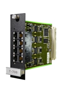 AGFEO T-708 telefonutrustning Svart, Grön