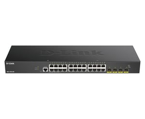 D-Link DGS-1250-28X przełącznik sieciowy Zarządzany L3 Gigabit Ethernet (10/100/1000) Czarny