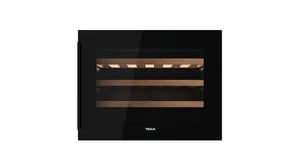 Teka RVI 10024 GBK Thermoelektrischer Weinkühlschrank, freistehend, schwarz, 24 Flaschen.