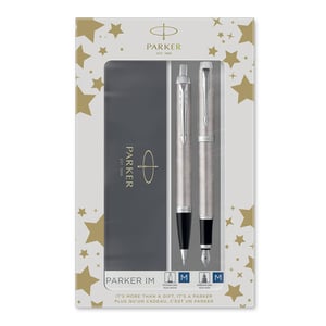 Parker 2183058 Füllfederhalter-Set Silber, 2 Stück