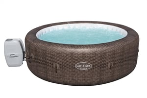 Bestway 60023 Hot Tub / Spa 1190 L, 7-Person, Round, Brown, White