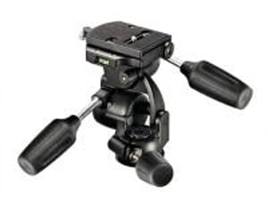 Manfrotto Standard 3-Way Head głowica statywu Czarny Aluminium
