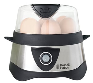 Russell Hobbs Stylo 7 Eggs. 365 W Black, Stainless Steel
