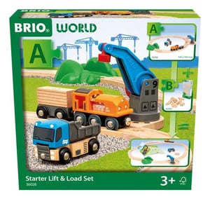 BRIO World Train Set Starter Lift & Load Set