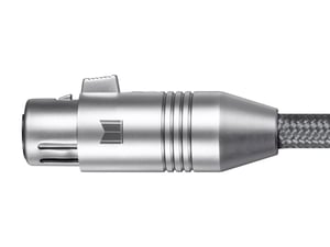 Monoprice 33837 kabel audio 1 m XLR Szary