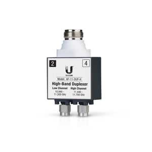 Ubiquiti AF-11-DUP-H Glasfaseradapter, 1 Stück. Schwarz, Silber, Weiß