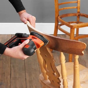 Black & Decker BDCDS18N Szlifierka trójkątna delta 12000 RPM Czarny, Pomarańczowy