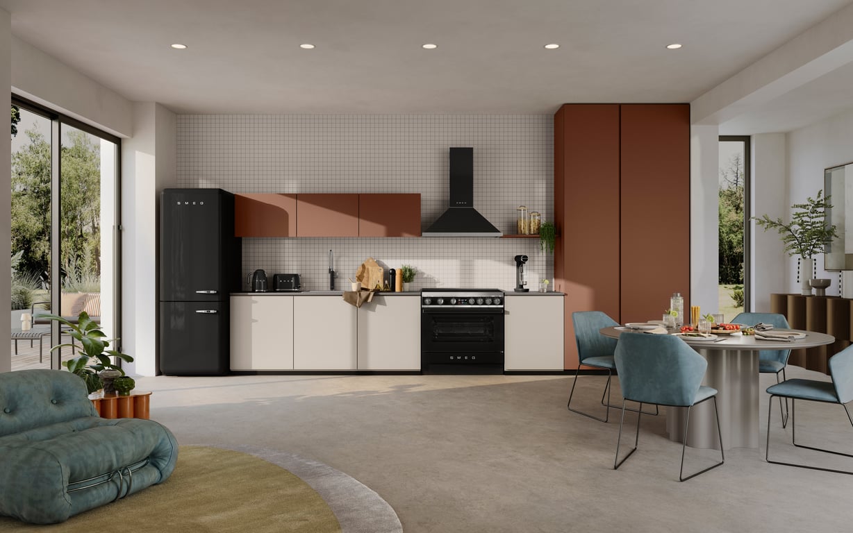 Smeg SKC01BLM saturator Plastik Czarny