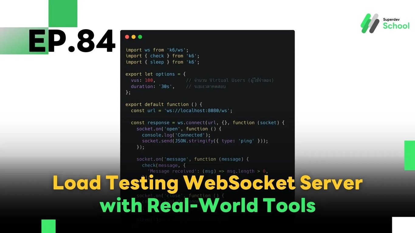 Load testing WebSocket servers in Go using k6