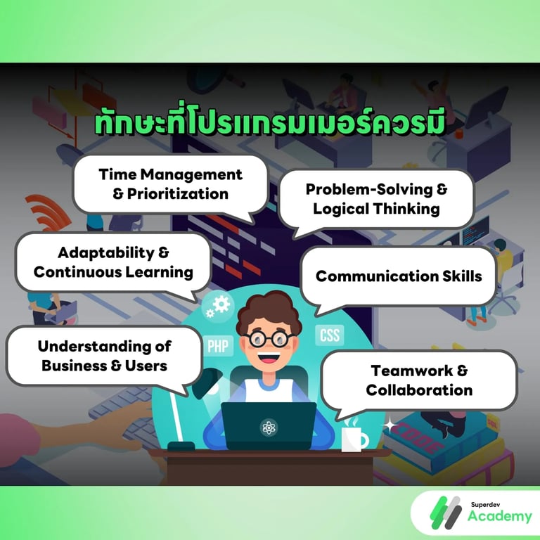 Skills ที่โปรแกรมเมอร์ต้องมี นอกจากการเขียนโค้ด.webp