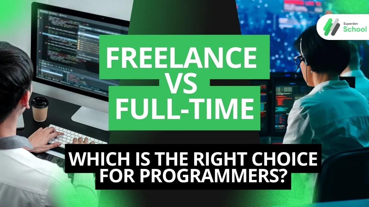 What should programmers consider when choosing between Freelance and Full-time?