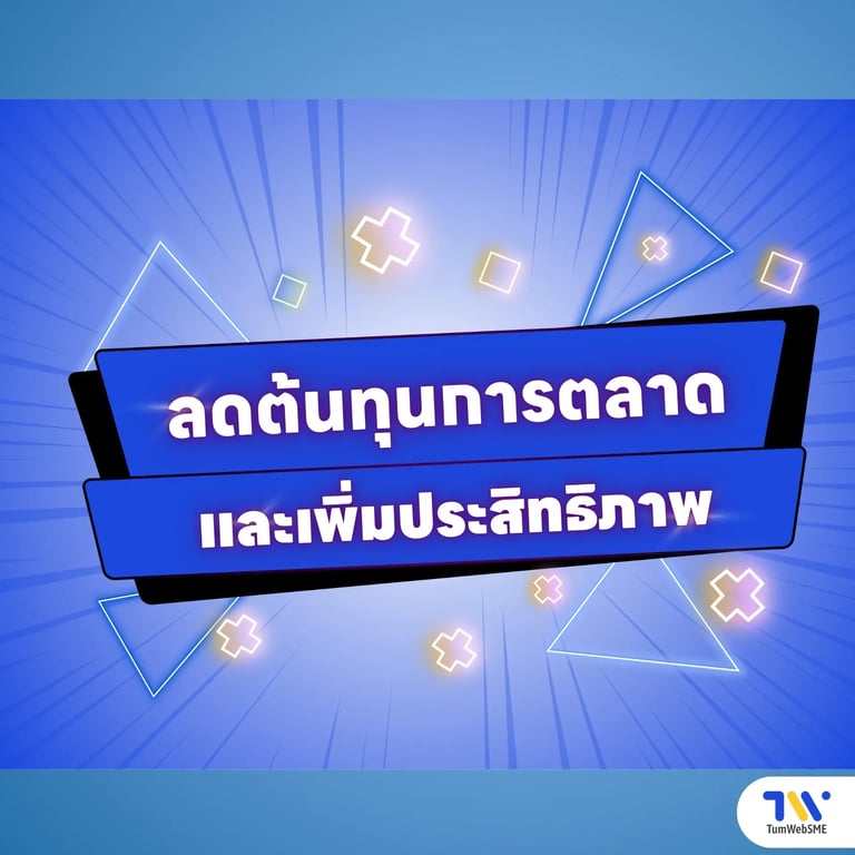 ข้อดีที่ 3: ลดต้นทุนการตลาดและเพิ่มประสิทธิภาพ