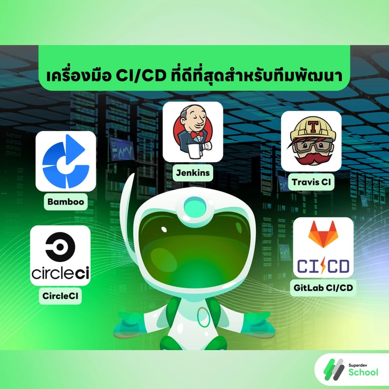 เครื่องมือ CI/CD ที่ดีที่สุดสำหรับทีมพัฒนา